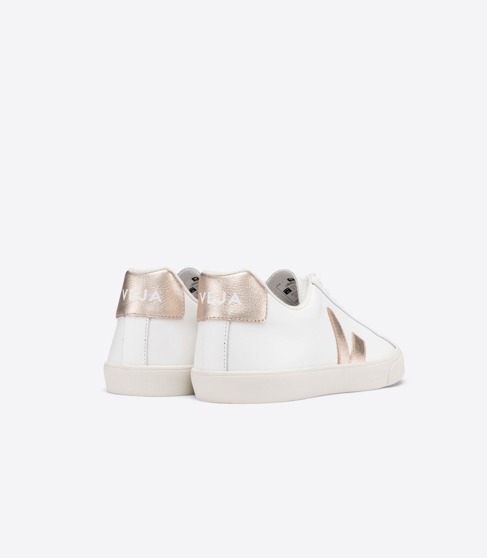 Veja Sneakers Womens - Esplar Leather - White - 7893UGWTH